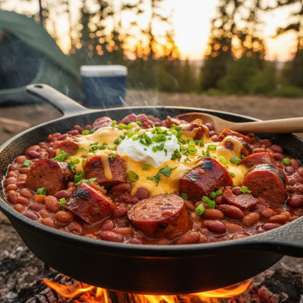 Campfire Beans & Franks Delight recipe