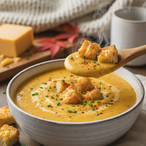 Canadian Comfort Cheddar Cheese Soup recipe