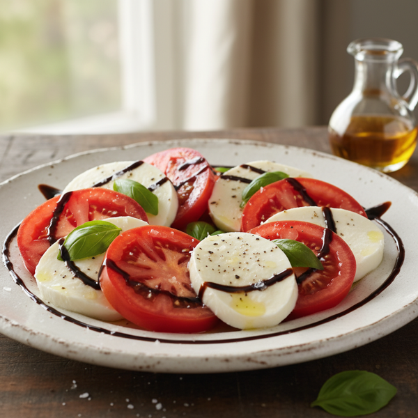 Caprese Salad with Balsamic Vinaigrette recipe