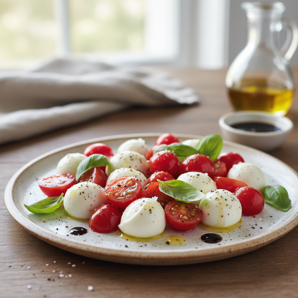 Caprese Salad with Bocconcini and Basil recipe