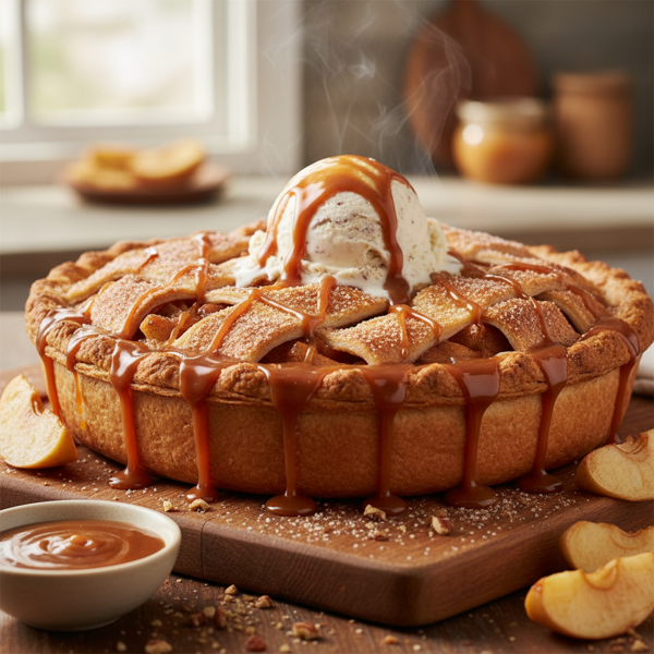 Caramel-Drizzled Apple Pie Delight recipe