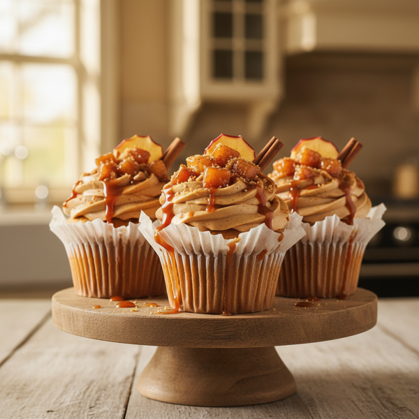 Caramel Apple Delight Jumbo Cupcakes recipe