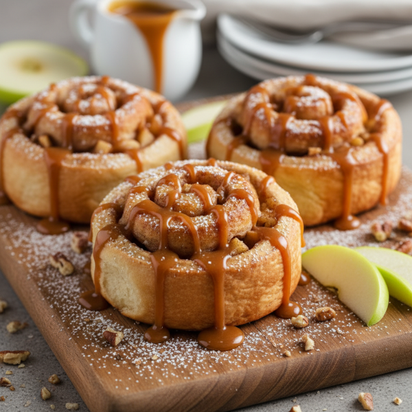 Caramel Apple Delight Rolls recipe