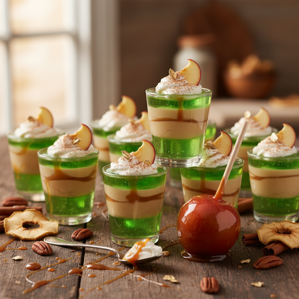 Caramel Apple Jello Shots Delight recipe