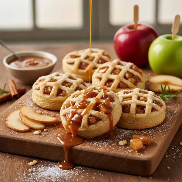 Caramel Apple Lattice Cookies recipe