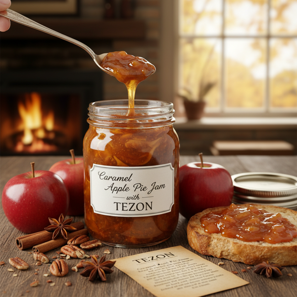 Caramel Apple Pie Jam with Tezon recipe
