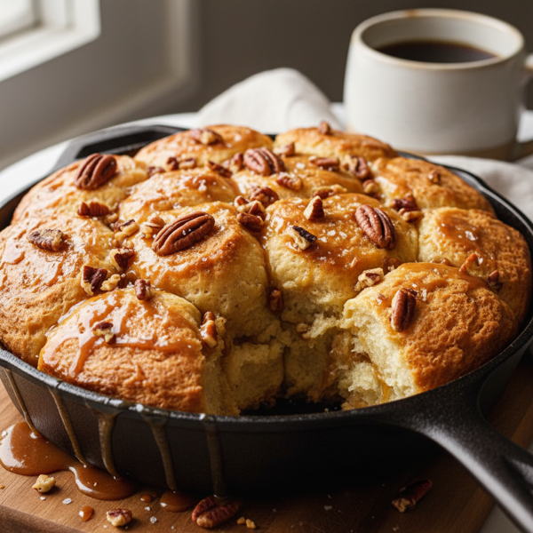 Caramel Pecan Biscuit Pull-Apart Bread recipe