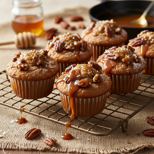 Caramel Pecan Pie Muffins recipe