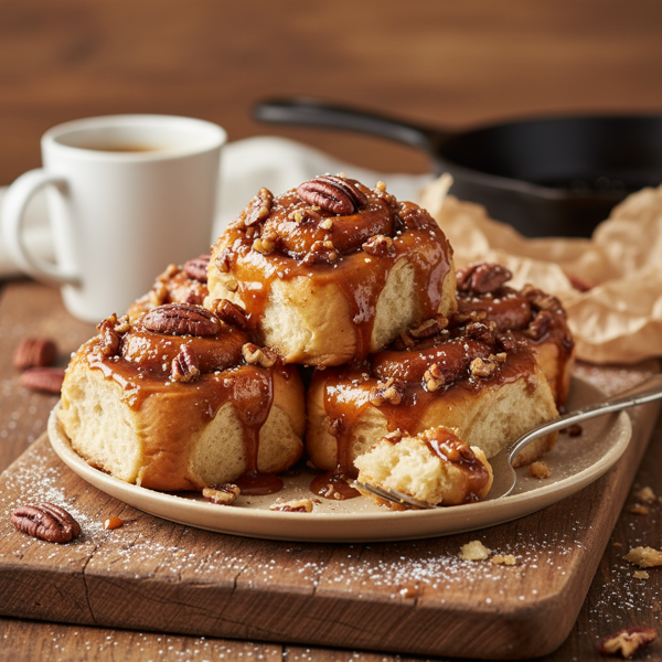 Caramel Pecan Sticky Buns recipe