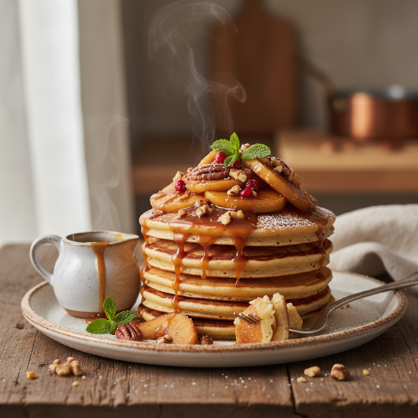 Caramelized Apple Delight Pancake recipe