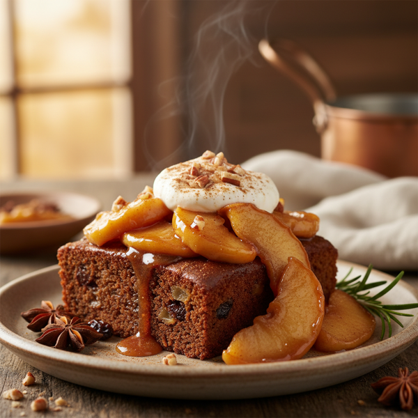 Caramelized Apple Gingerbread Delight recipe