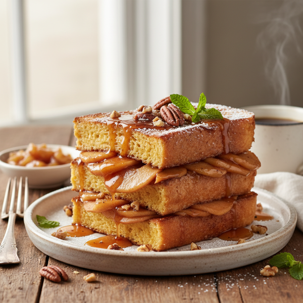 Caramelized Apple Stuffed French Toast Delight recipe