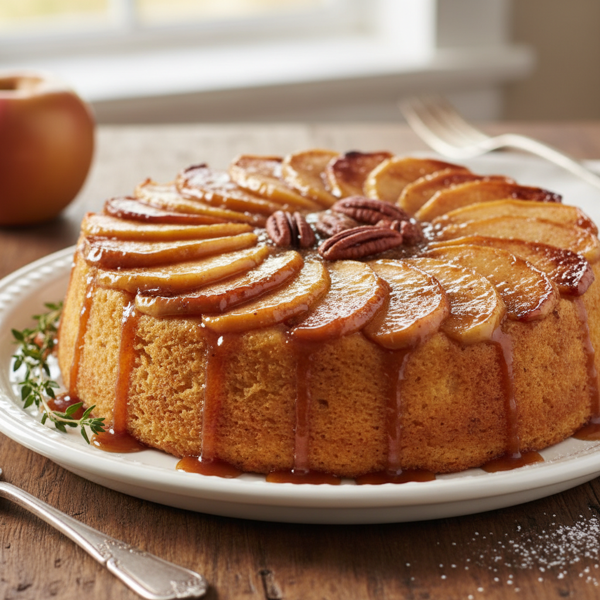 Caramelized Apple Upside Down Delight recipe
