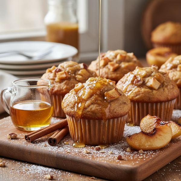 Caramelized Applesauce Muffins with Agave recipe