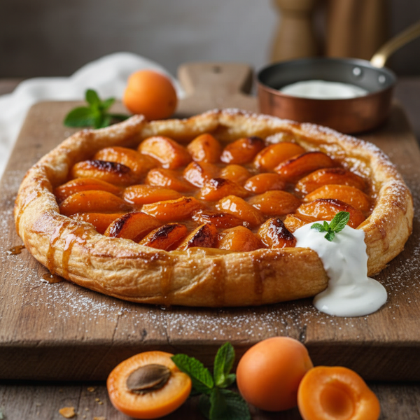 Caramelized Apricot Tart Tatin recipe