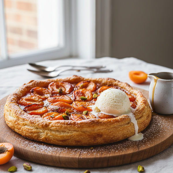 Caramelized Apricot Tarte Tatin recipe