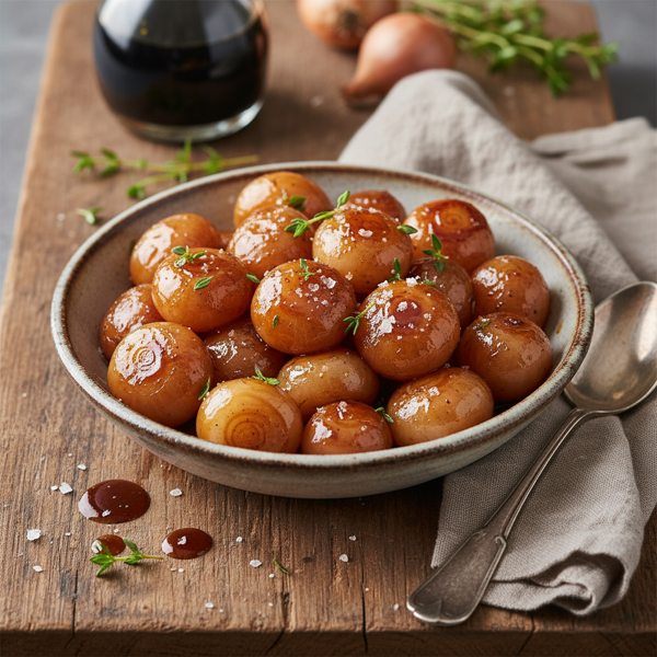 Caramelized Balsamic Pearl Onions recipe