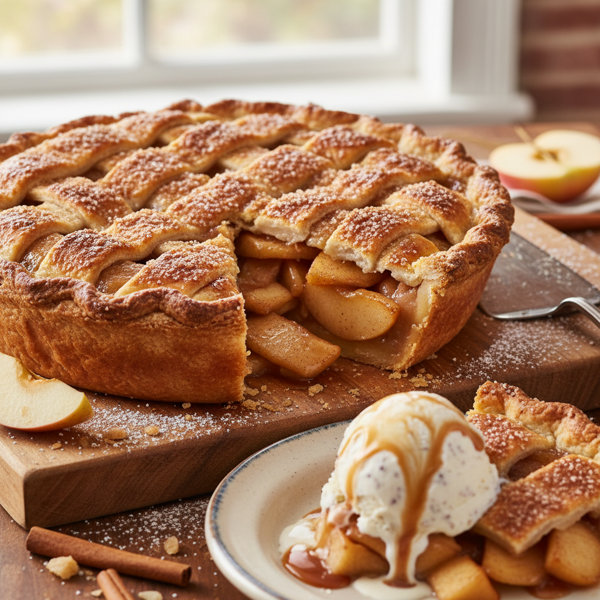 Caramelized Brown Sugar Apple Pie recipe