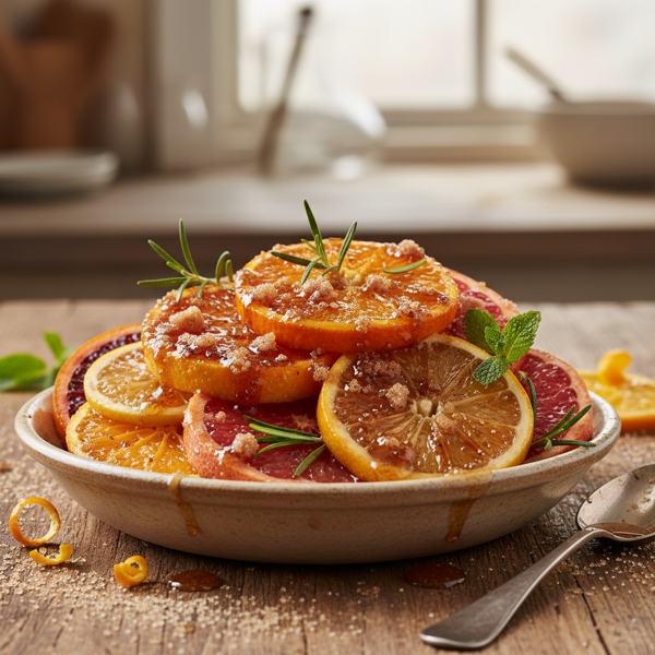 Caramelized Citrus Medley with Brown Sugar recipe