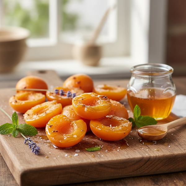 Caramelized Honey-Baked Apricots recipe