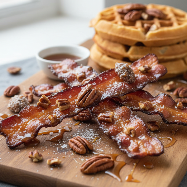 Caramelized Pecan Praline Bacon Delight recipe