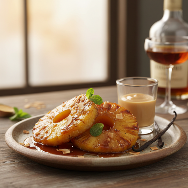 Caramelized Pineapple Rum Delight recipe