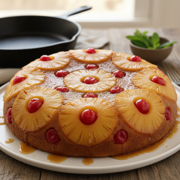 Caramelized Pineapple Upside-Down Cake recipe