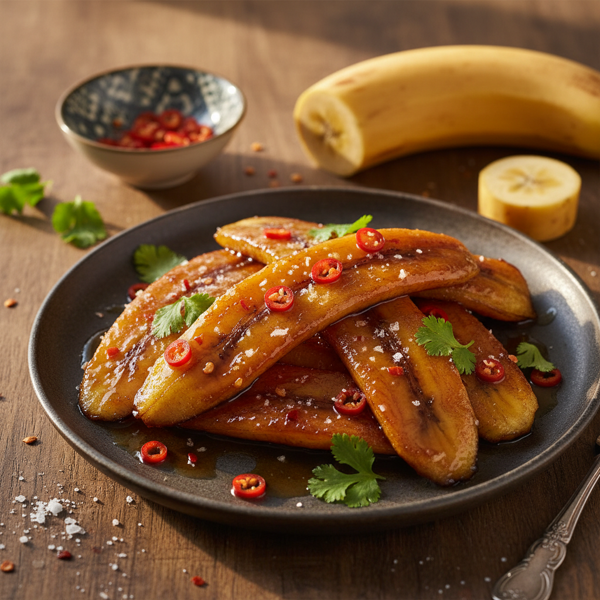 Caramelized Ripe Plantains with a Kick recipe