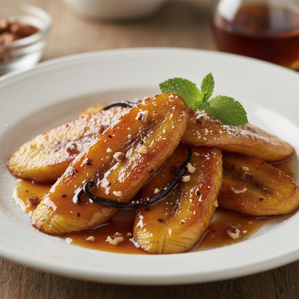 Caramelized Rum-Infused Plantains recipe