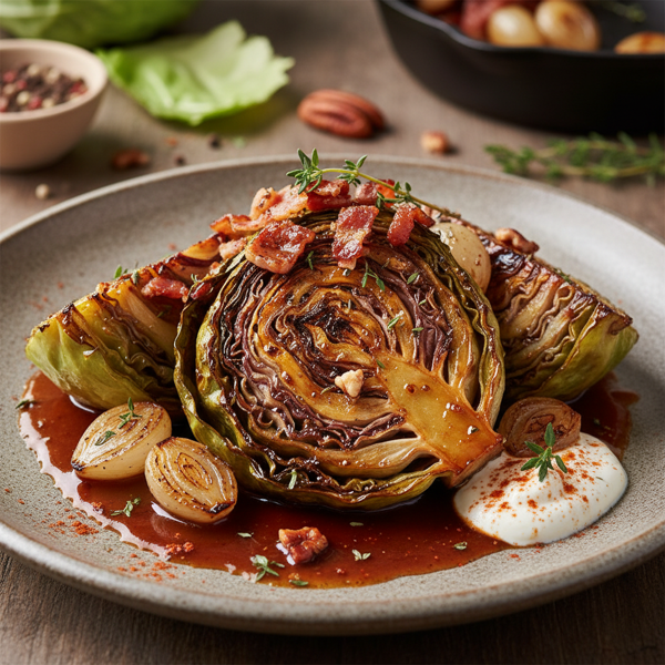 Caramelized Savory Cabbage Delight recipe