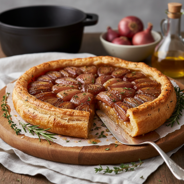 Caramelized Shallot Tarte Tatin recipe