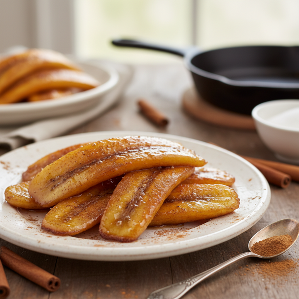Caramelized Sweet Plantains with Cinnamon recipe
