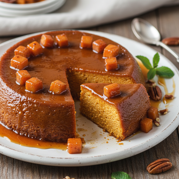 Caramelized Sweet Potato Flan recipe