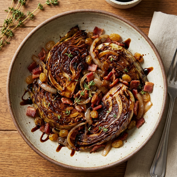 Caramelized Tangy Cabbage Delight recipe