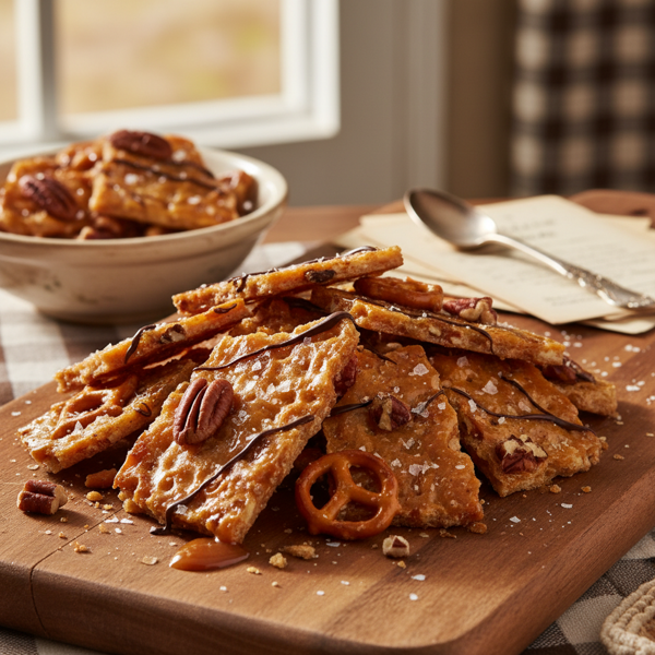 Caramelized Toffee Crackers Delight recipe