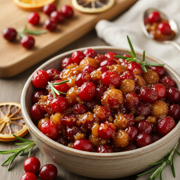 Caramelized Whole Cranberry Sauce recipe