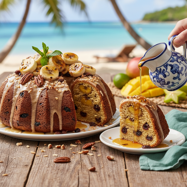 Caribbean Banana Delight Cake recipe