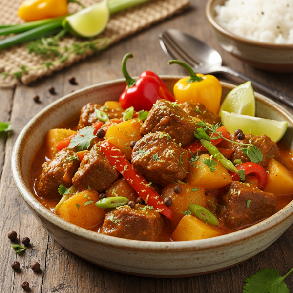 Caribbean Zesty Beef Curry recipe
