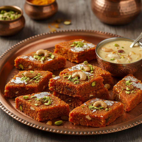 Carrot Kheer Burfi recipe