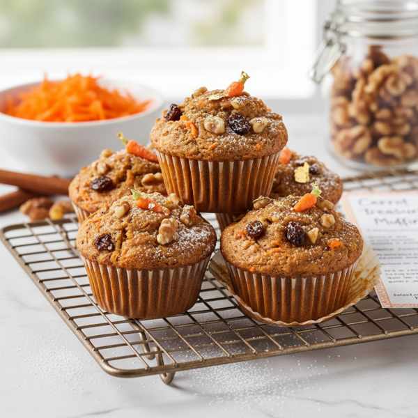 Carrot Treasure Muffins recipe