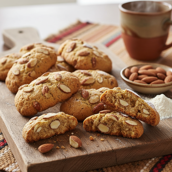 Catalan Almond Carquinyolis Cookies recipe
