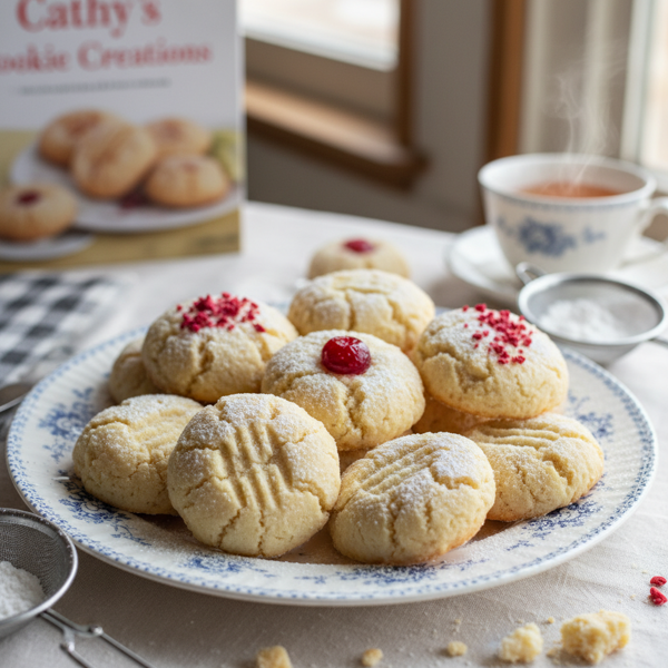 Cathy's Decadent Whipped Shortbread Cookies recipe