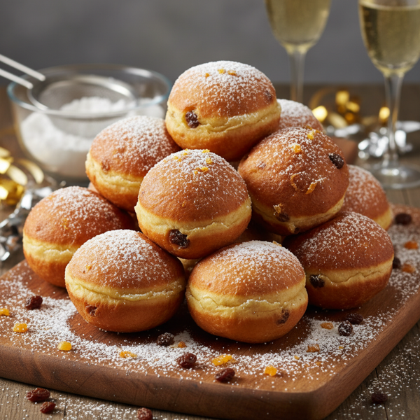 Celebration Oliebollen - Dutch New Year's Donuts recipe