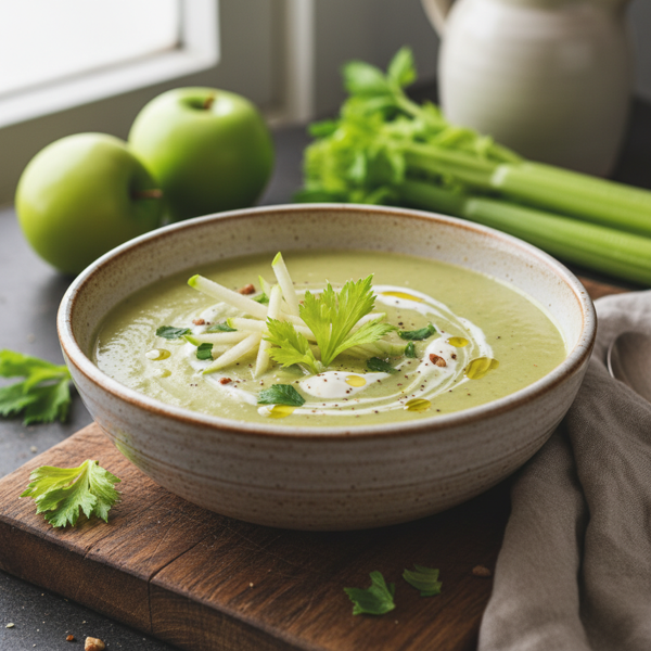 Celery Apple Delight Bisque recipe