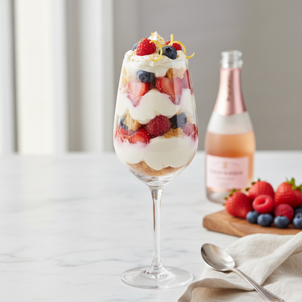 Champagne-Infused Berry Parfait recipe