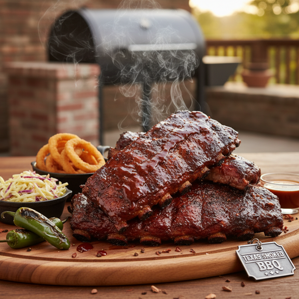 Championship Texas Smoked BBQ Ribs recipe