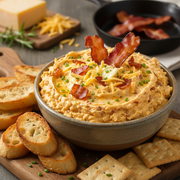 Cheddar Bacon Delight Spread recipe