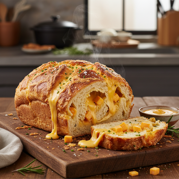 Cheddar Explosion Bread recipe
