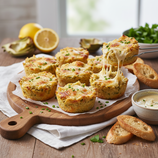 Cheesy Artichoke Delights recipe