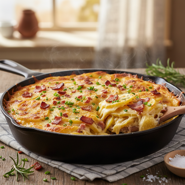 Cheesy Bacon Potato Bake recipe